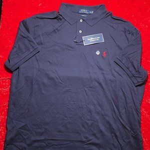 Polo by Ralph Lauren Custom Fit Navy Polo Shirt XXL